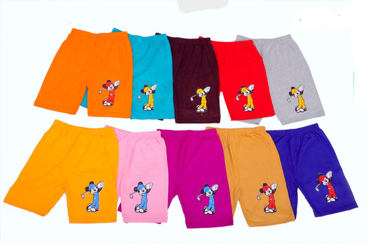 kids 3/4th shorts 10 pcs