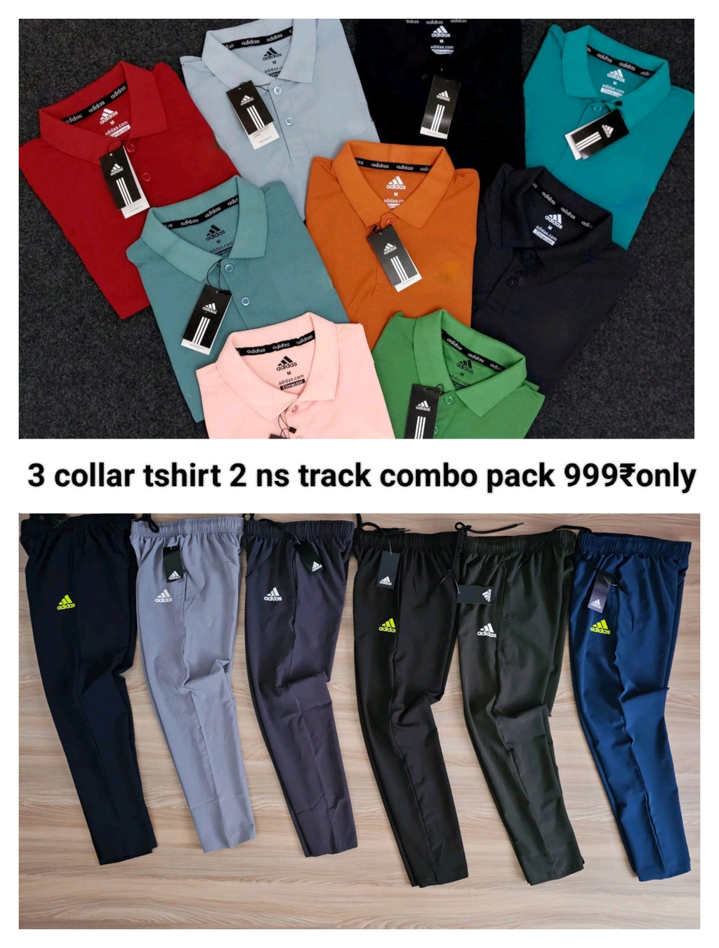 caller t-shirt 3 track pant 2 combo 999 only
