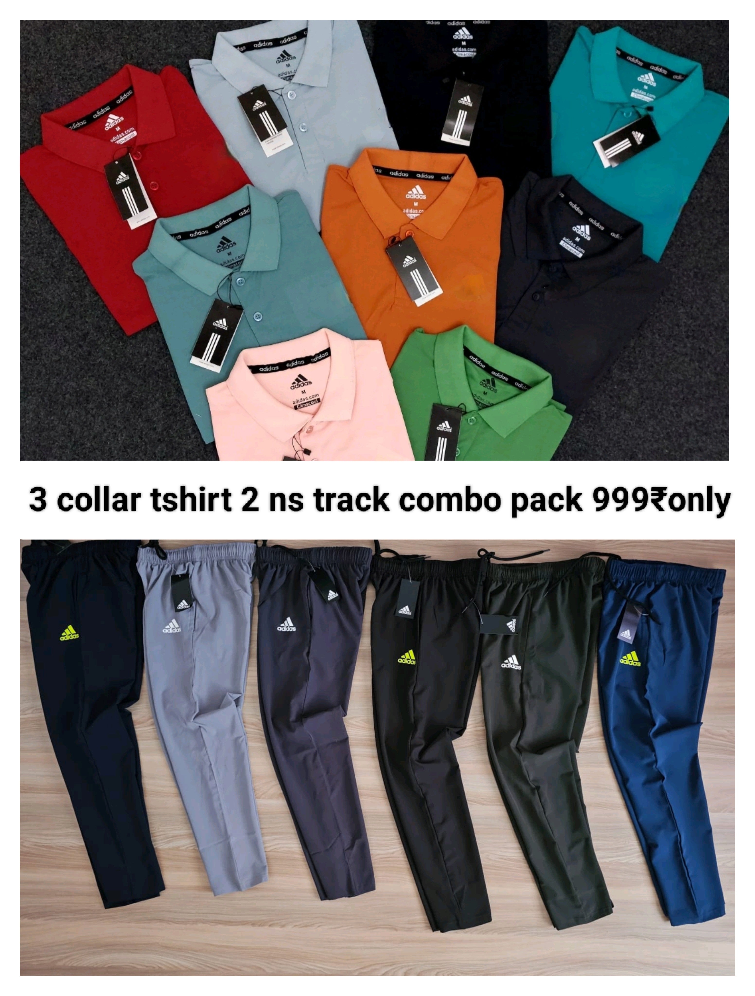 caller t-shirt 3 track pant 2 combo 999 only